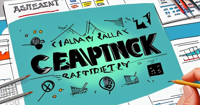 卡通風格的財務報表