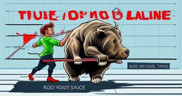 價格圖表，阻力線