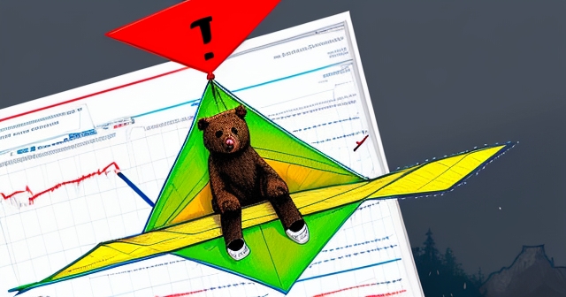 熊市的紅色箭頭圖示