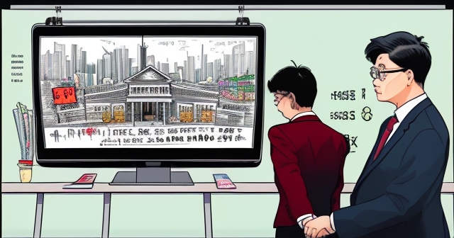 卡通風格的香港交易所大樓