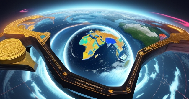 貿易逆差解決方案的概念藝術