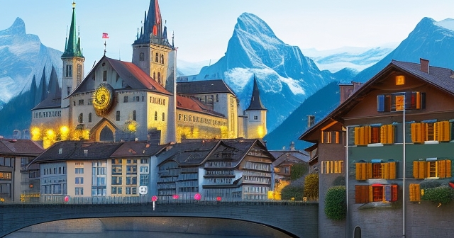 金融市場專注於瑞士法郎的畫面