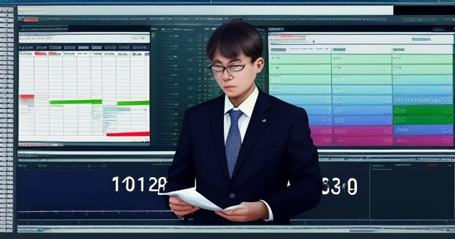 交易員分析市場數據