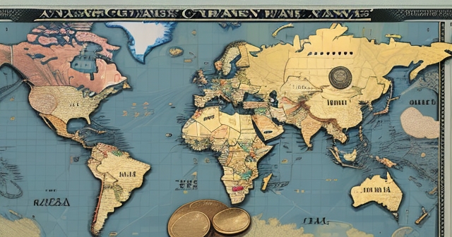 全球貨幣兌換示意圖