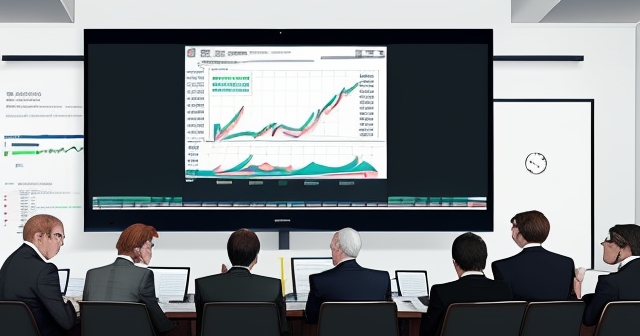 一群人正在討論投資策略