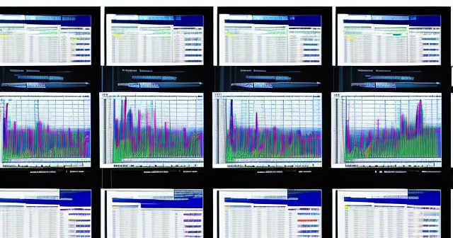 股市交易場景的插圖
