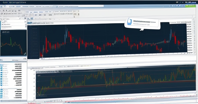 顯示差價合約趨勢的交易圖表