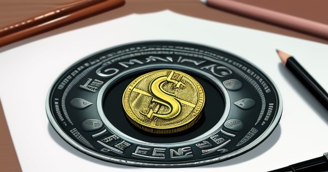 貨幣貶值概念藝術