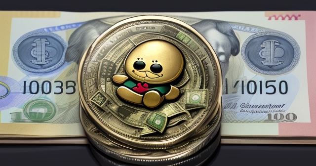 貨幣貶值概念圖