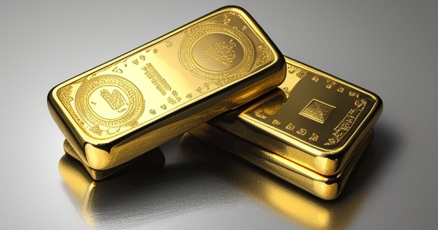 保險箱內堆滿貴金屬的圖像