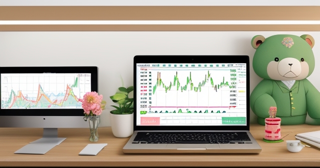 可愛風格的K線圖分析