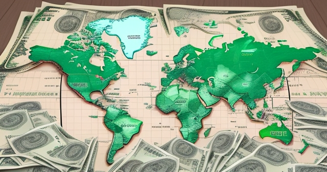 全球貨幣兌換的圖示