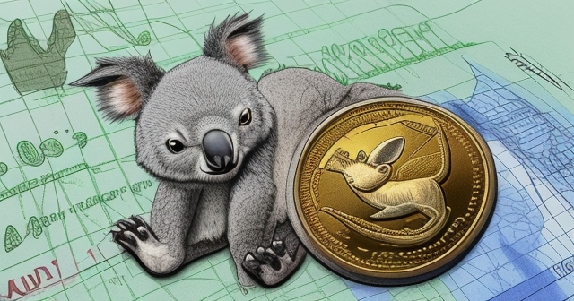 澳元貨幣插圖，硬幣