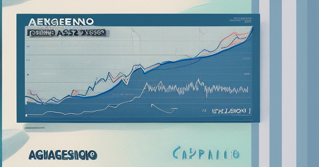 阿根廷披索紙幣在風中飄揚的卡通風格圖像