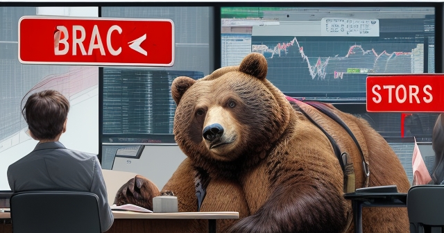 一個阻止虧損訂單拯救了熊的圖像