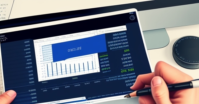 金融成長與百分比符號