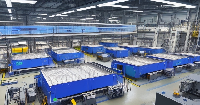 正在建設中的晶片工廠