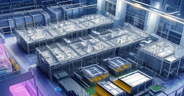 晶圓生產線的藝術圖