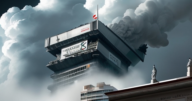 金融風暴烏雲籠罩銀行