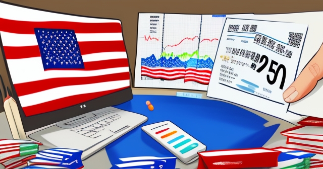 可愛的卡通股票市場