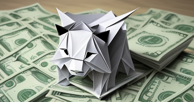 錢袋上帶有美元符號