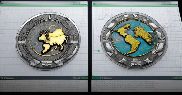 歐元與美元跳舞的圖像