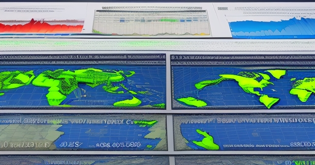 美元在全球地圖上漲