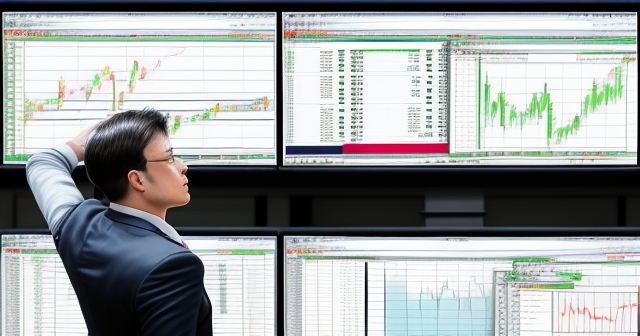 貨幣符號漂浮在空中