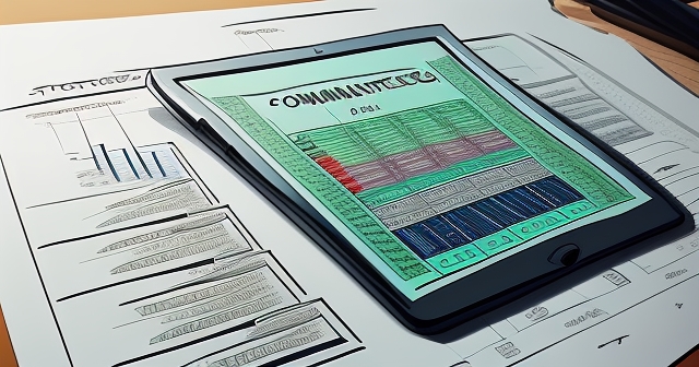 交易圖表卡通風格