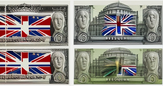 一疊英鎊貨幣的插圖