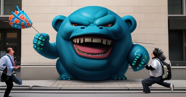 一根指向衰退的下跌箭頭