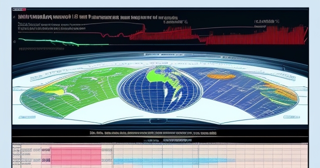 外匯市場波動的圖示