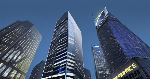 以股票圖表為背景的加拿大皇家銀行大樓