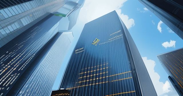 加拿大皇家銀行現代化建築外觀