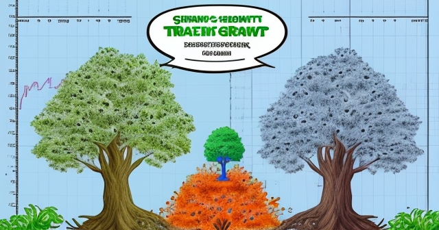 卡通股票市場圖表