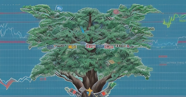 快樂的投資者看著圖表