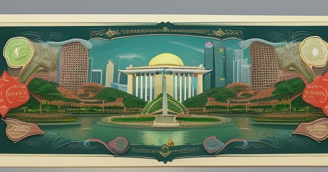 魚尾獅與新加坡錢幣