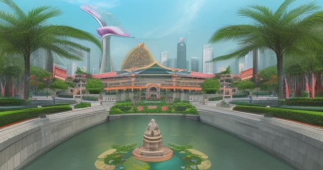 濱海灣花園與新加坡錢幣