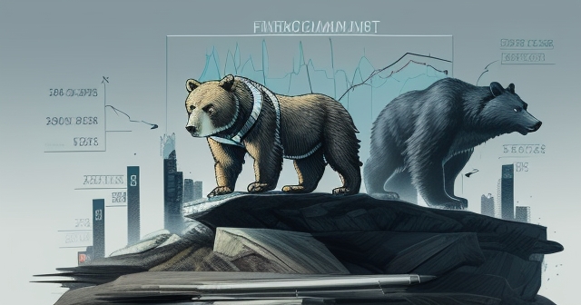 卡通風格的金融風險警訊