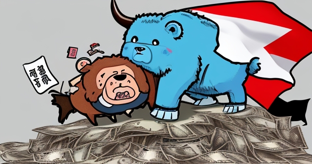 一位擔憂的台灣投資者圖像