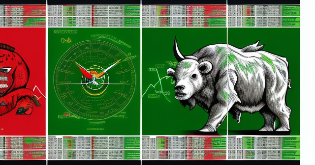 綠色和紅色 K 線