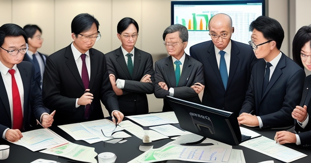 投資者分析金融數據