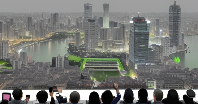 顯示焦慮的投資者觀察匯率趨勢