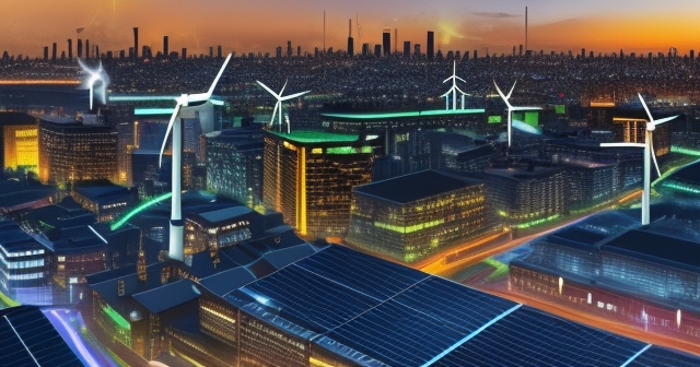 顯示政策影響電力市場的資訊圖表