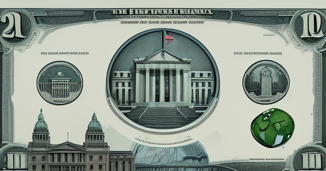 美聯儲大樓的插圖