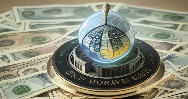 象徵全球金融市場的插圖