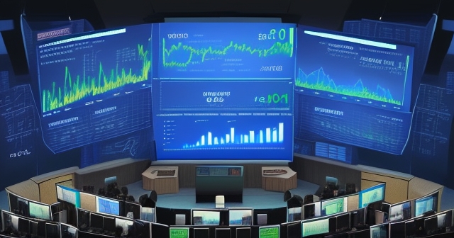 交易量概念藝術