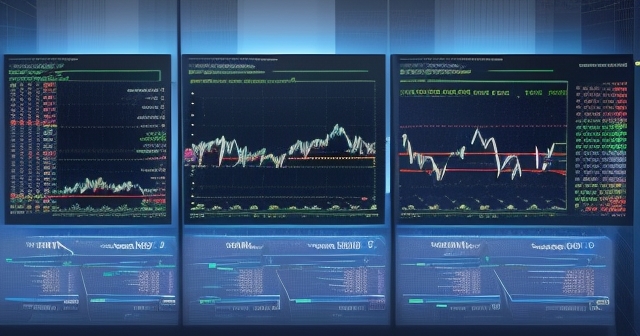 空頭市場中股價下跌的分析圖，指示市場賣壓增大。