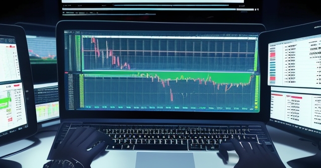 一位初學者正在學習外匯交易