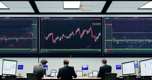 情緒化的投資者在交易大廳